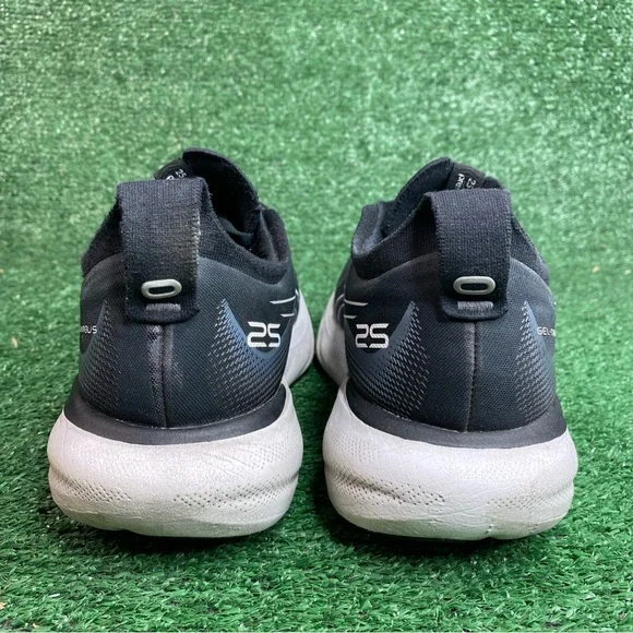 Asics Gel-Nimbus 25 Womens Running Shoes Black Athletic Sneakers Size 9.5 D Wide - Picture 4 of 12